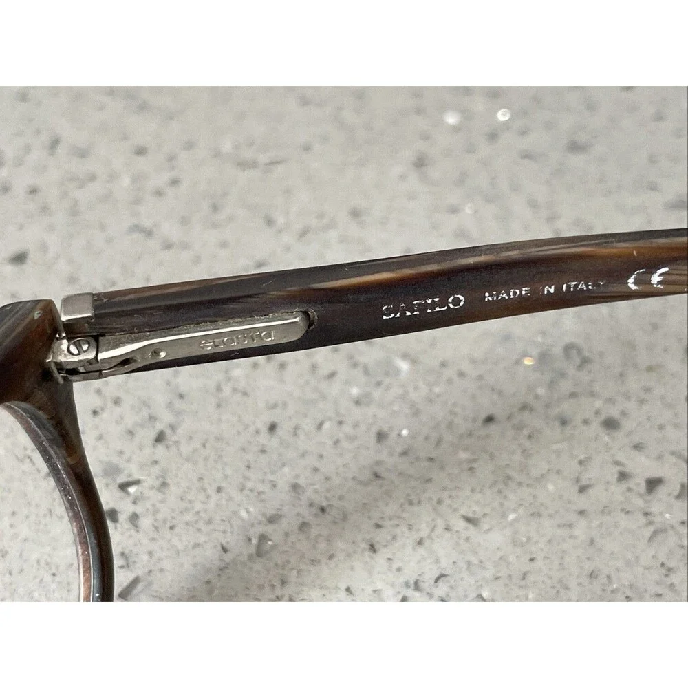 Elasta safilo eyeglass frames ONLY Team 41 57 0Fz4 140 Brown Full rim rectangle